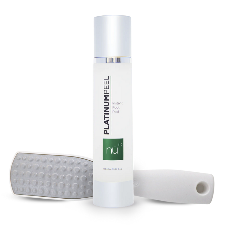nū119 Platinum Peel Kit – instant foot peel starter set